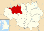 Bolton UK locator map